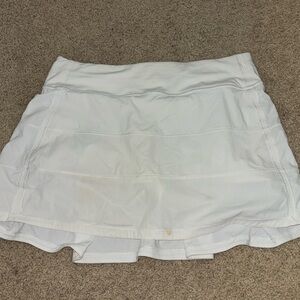 White lululemon skirt